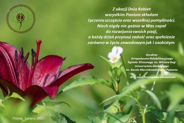 8 marca 2022 – Dzień Kobiet