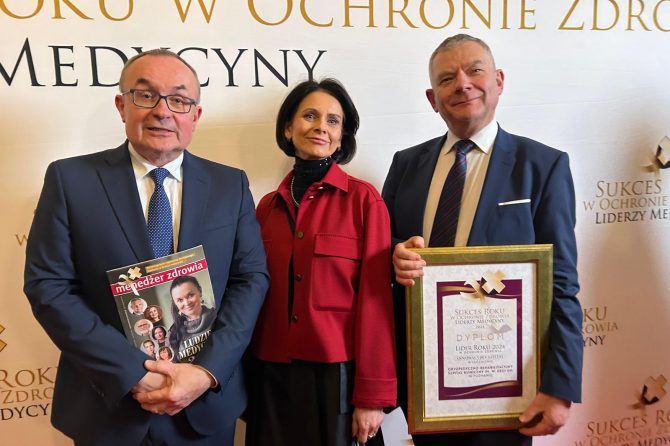 Szpital wyróżniony w konkursie „Sukces Roku w Ochronie Zdrowia – Liderzy Medycyny 2024”