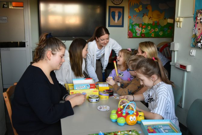 Wizyta studentów medycyny w OD II