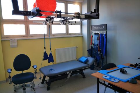 sala rehabilitacyjna w projekcie dotyczącym Rehabilitacji neurologicznej dla osób po udarze mózgu