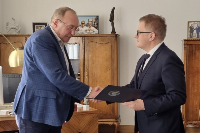 Profesor Przemysław Lisiński Pełnomocnikiem Rektora ds. Ortopedyczno-Rehabilitacyjnego Szpitala Klinicznego im. W Degi UM w Poznaniu