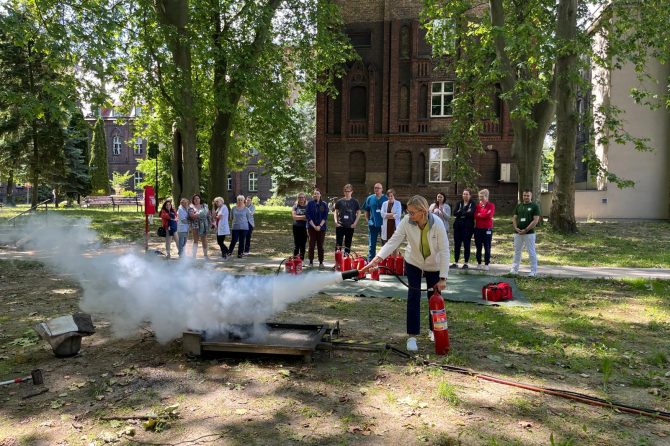 Okresowe szkolenie przeciwpożarowe pracowników Szpitala