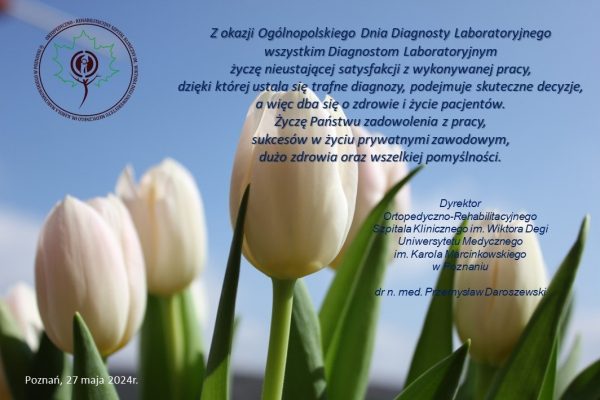 27 maja 2024 – Ogólnopolski Dzień Diagnosty Laboratoryjnego