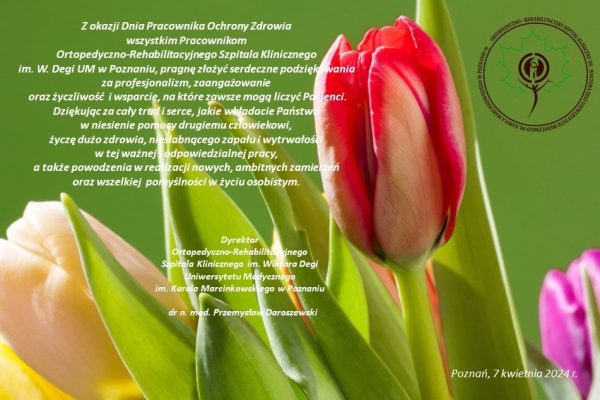 7 kwietnia 2024 – Dzień Pracownika Ochrony Zdrowia