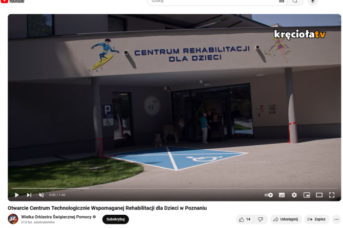 Otwarcie Centrum Technologicznie Wspomaganej Rehabilitacji dla Dzieci w Poznaniu