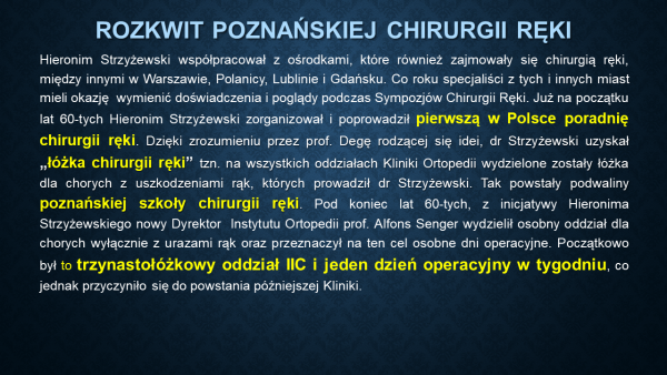 Wspomnienie Profesora Hieronima Strzyżewskiego