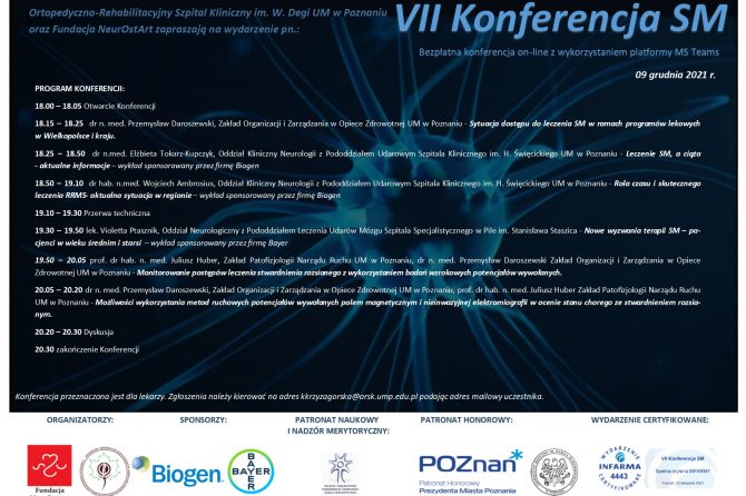 VII Konferencja SM – zaproszenie