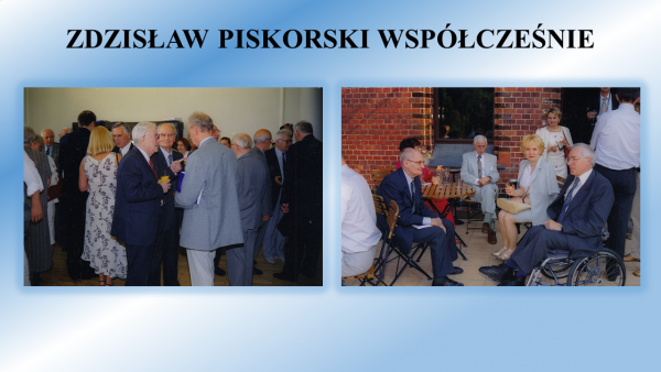 prezentacja poświęcona dr n. med. Zdzisławowi Piskorskiemu