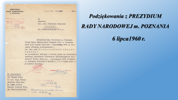 prezentacja poświęcona dr n. med. Zdzisławowi Piskorskiemu