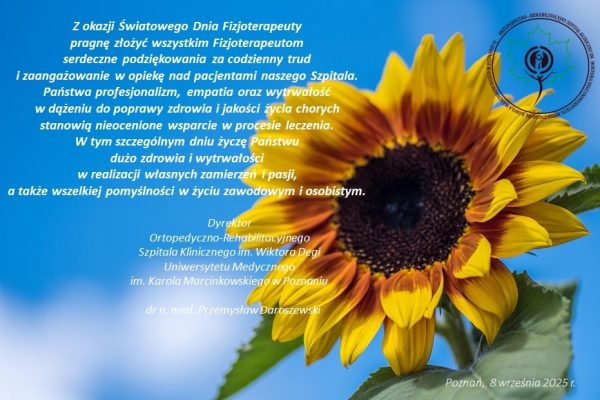 08 września – Światowy Dzień Fizjoterapeuty