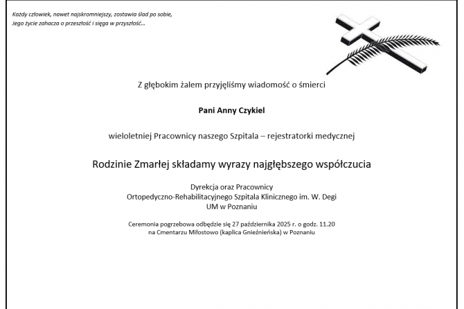 Wyrazy współczucia