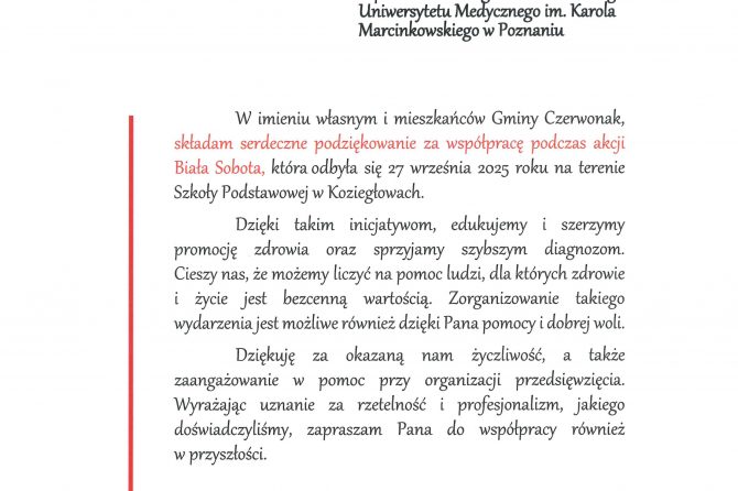 Biała Sobota 27 września 2025 r.